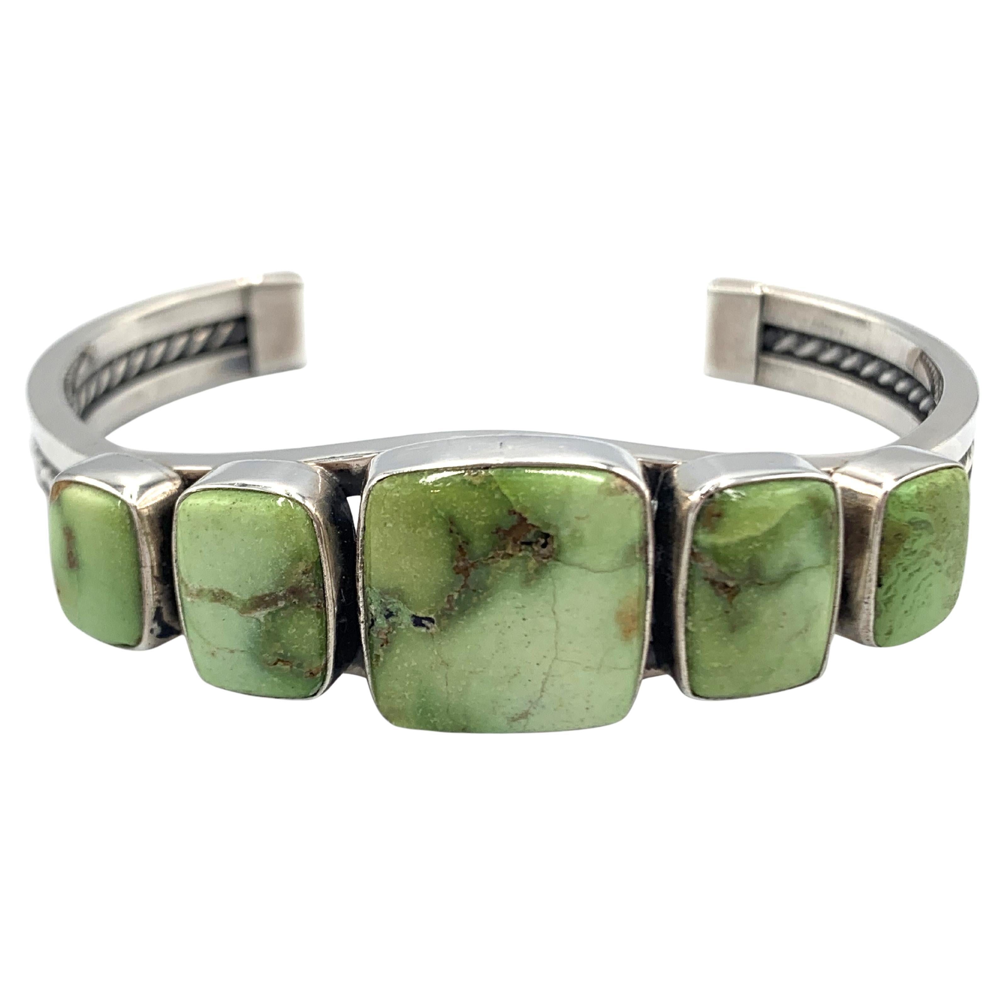 Bracciale Damele in turchese e argento sterling in vendita