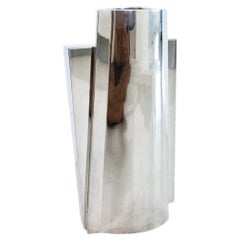 Damian Garrido 2003 Espagne Moderniste Géométrique ARCO Vase 1/25 En .925 Sterling