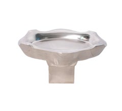 Damian Garrido 2003 Spain Sculptural Reina Centerpiece Vase 3/25 in 925 Sterling