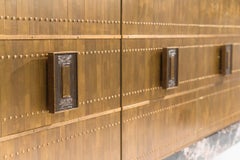 Damian Jones, Brass and Marble Console, USA