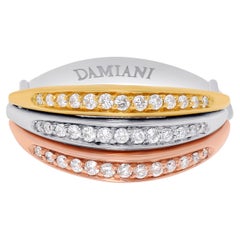 Damiani 18k Gold, Diamant 0,49 Karat, TW Bandring Gr. 6,5