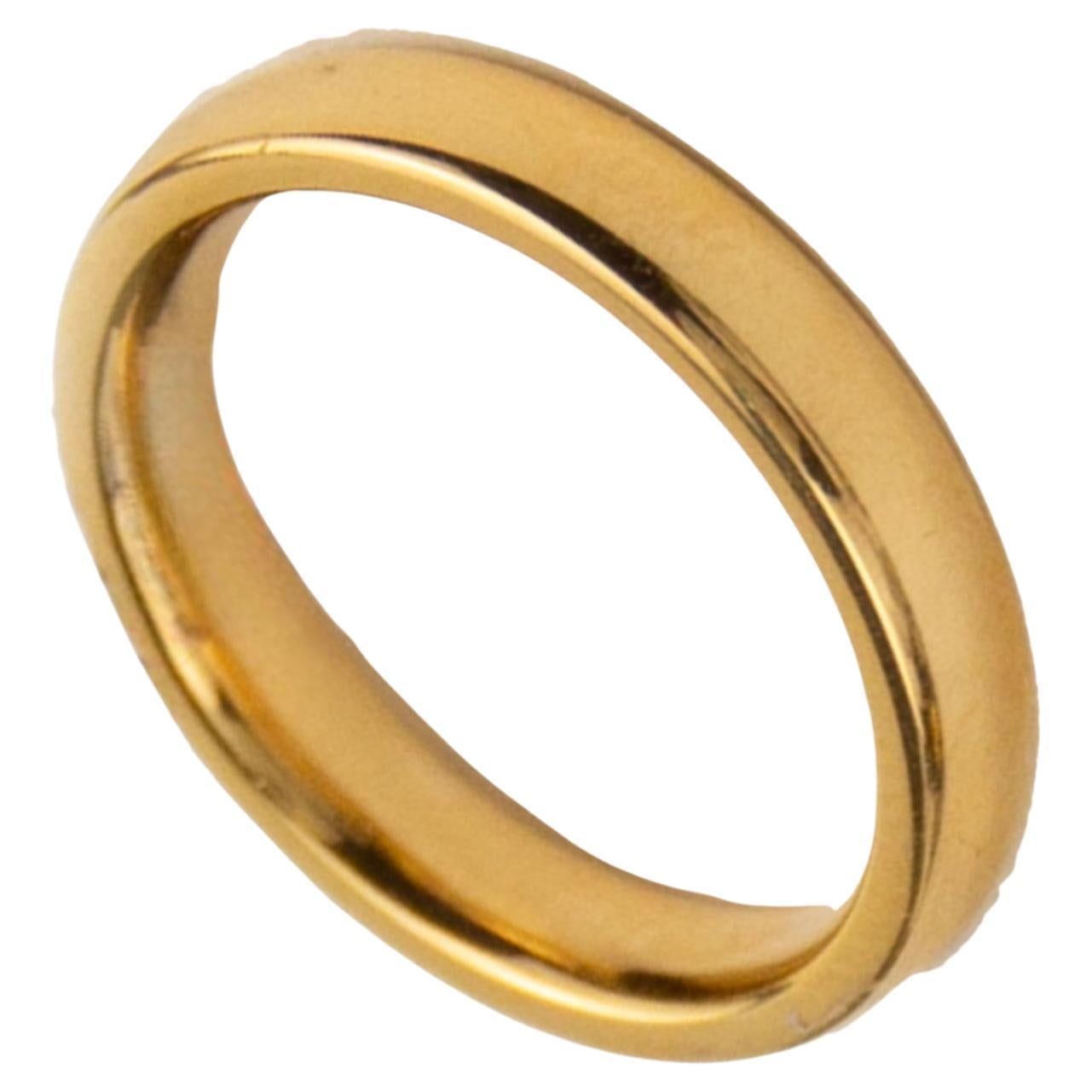 Damiani 18k Rose Gold Men's Band Ring For Sale