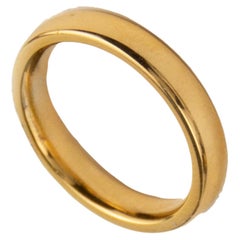 Anello Damiani a fascia da uomo in oro rosa 18k
