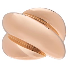 Damiani 18K Rose Gold Statement Ring Sz. 6.5