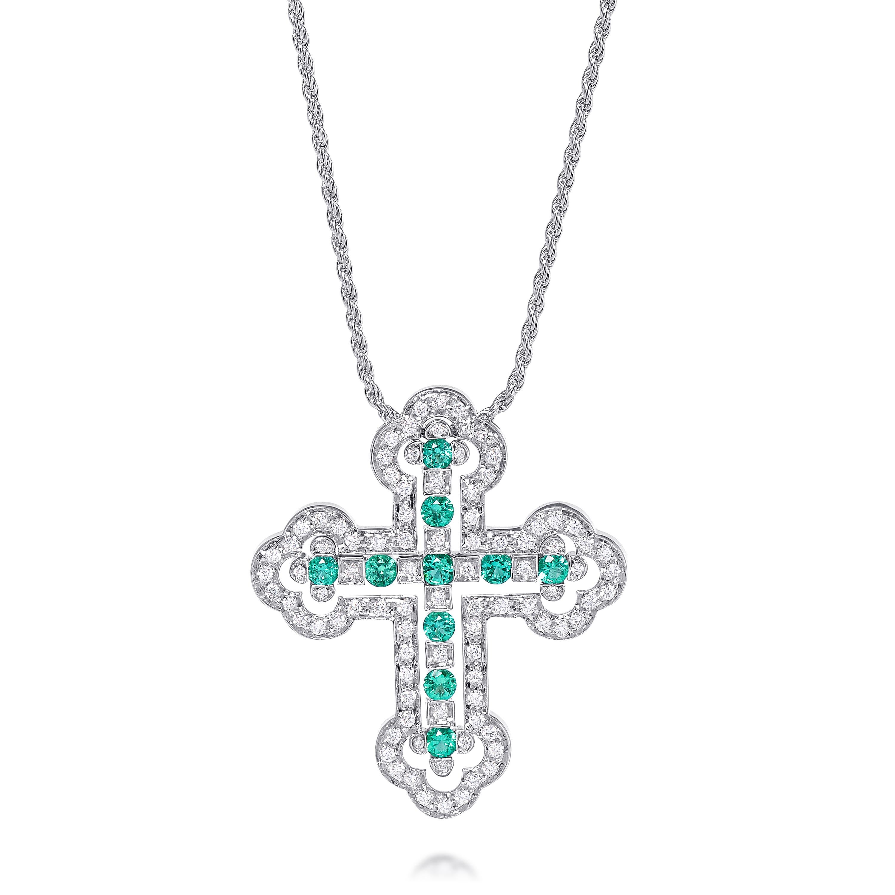 damiani necklace cross