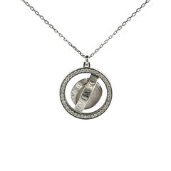 Damiani 18K White Gold Diamond Necklace