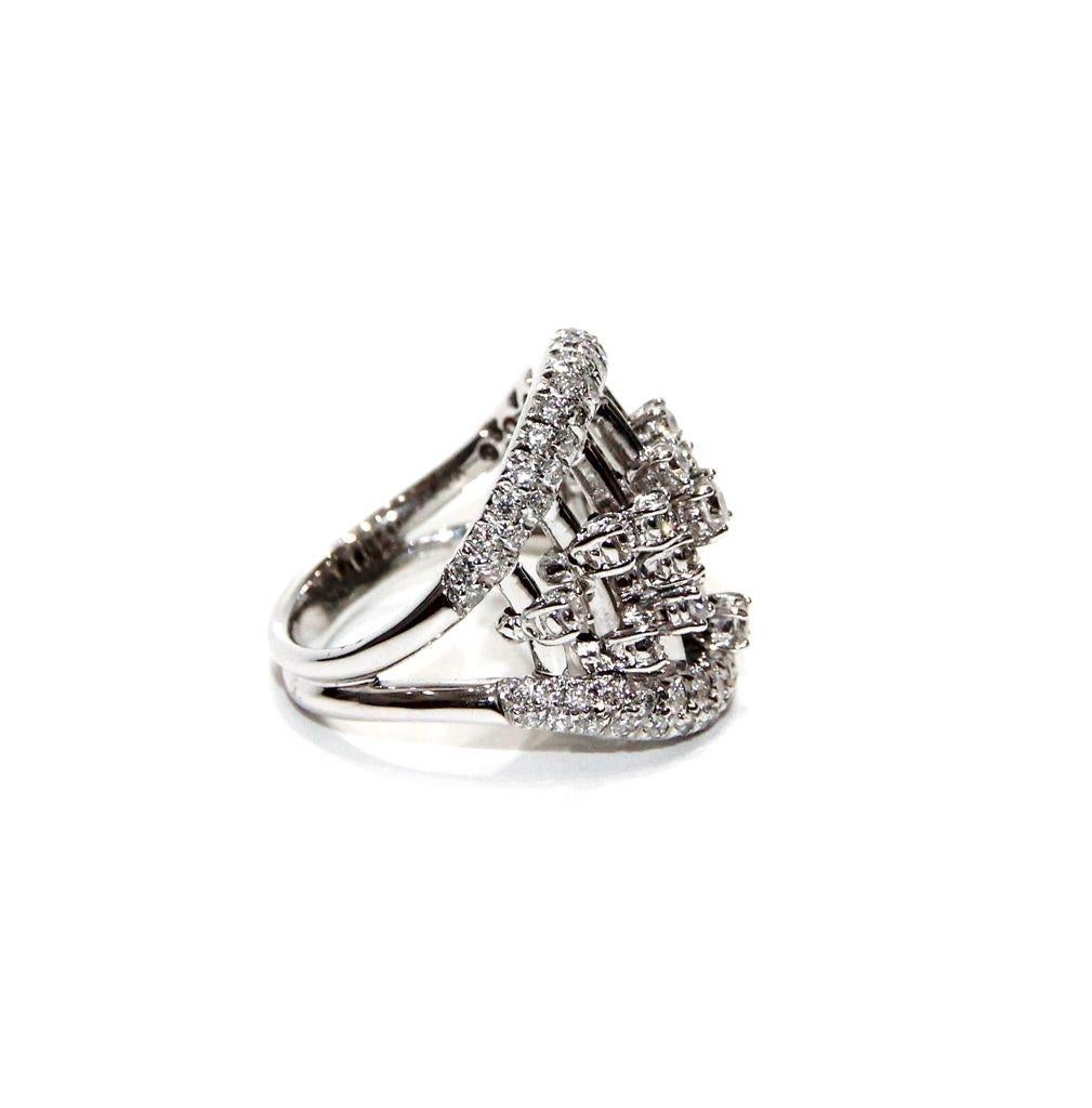 damiani white gold diamond