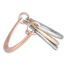 Damiani 18K White, Yellow, and Rose Gold 0.40 Ct Diamond Bracelet