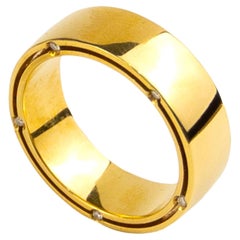 Damiani Bague en or jaune 18 carats avec diamants