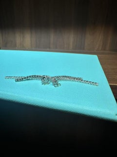 Pendientes Damiani con borla de diamantes en oro blanco 6.4G