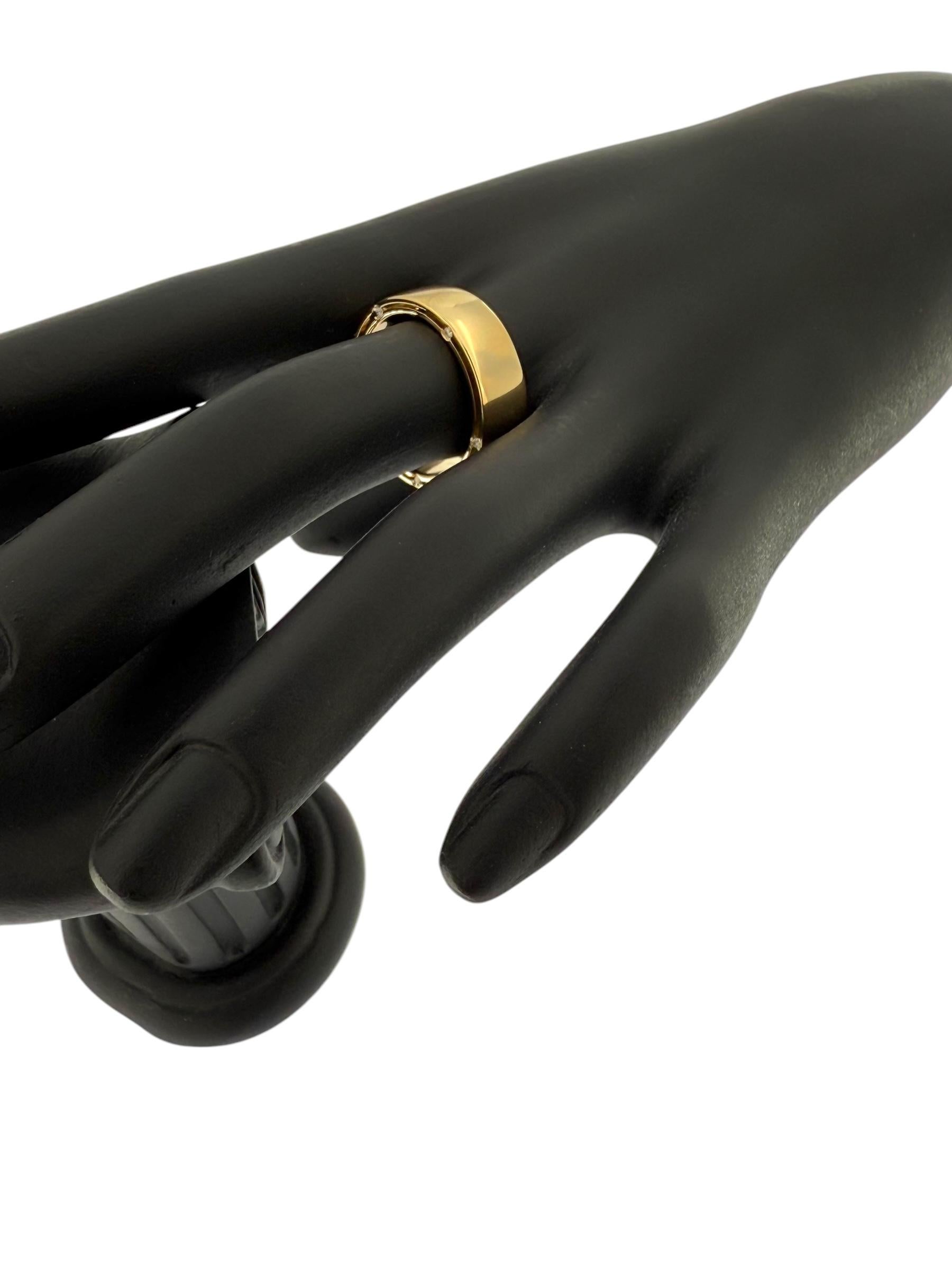 Damiani und Brad Pitt Gelbgold-Ring mit Diamanten im Angebot 6