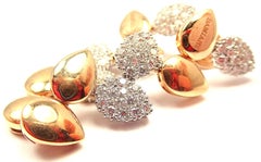 Damiani Antera, orecchini a goccia in oro bicolore con diamanti