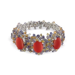 Damiani Corail Saphir-Diamant-Armband