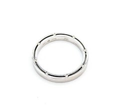 Damiani Diamond Band Ring in 18k White Gold