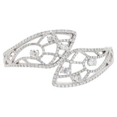Damiani diamond bangle in 18k white gold