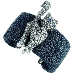 Damiani Diamond Brooch Convertible Pendant / Brooch / Bracelet