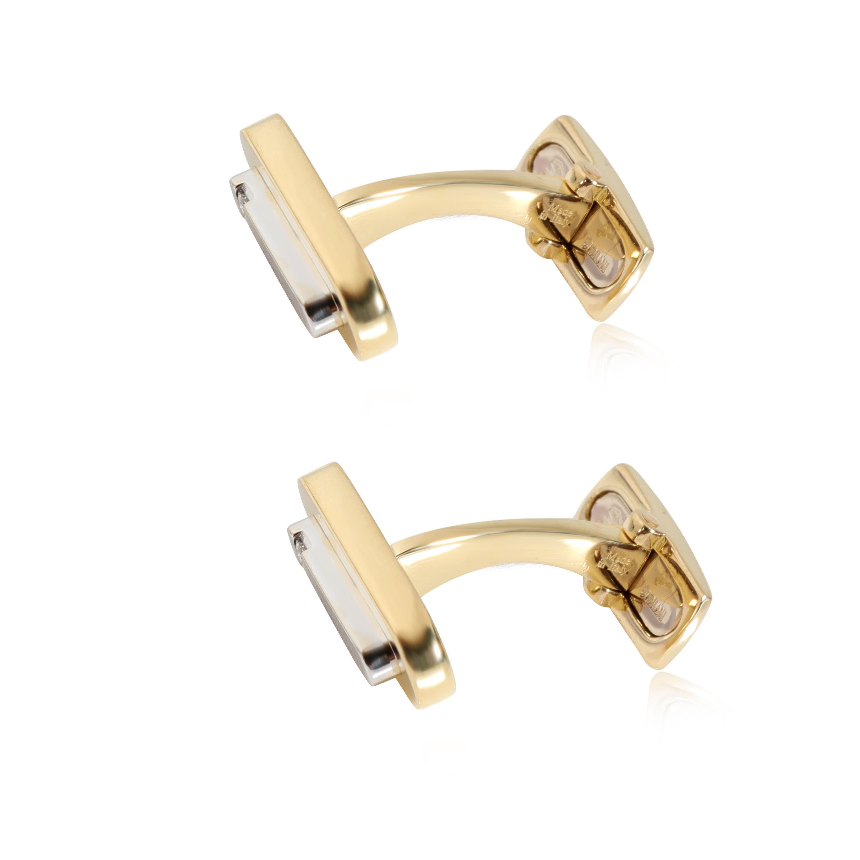 Damiani Diamond Cufflinks in 18k White Gold/Yellow Gold 0.11 CTW

PRIMARY DETAILS
SKU: 115831
Listing Title: Damiani Diamond Cufflinks in 18k White Gold/Yellow Gold 0.11 CTW
Condition Description: Retails for 4300 USD. In excellent condition and