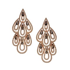Damiani Diamond Gold Earrings