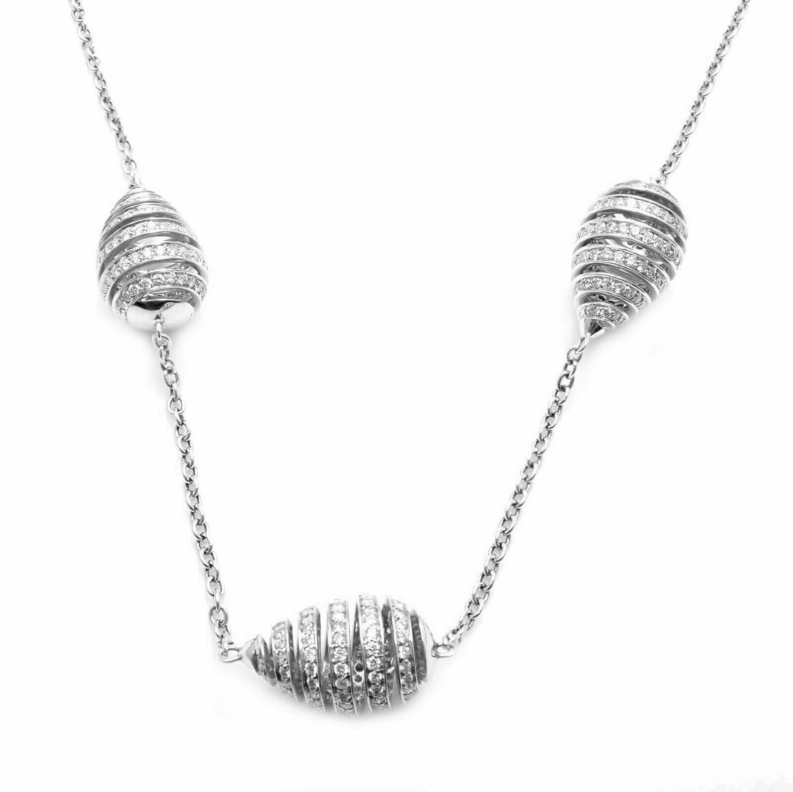 spiral diamond necklace