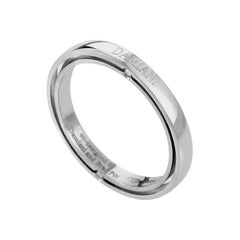 Damiani D.Side Brad Pitt Platinum 4-Diamond Band Ring