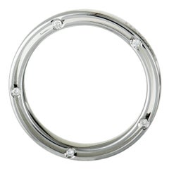 Damiani D.Side Brad Pitt White Gold 10-Diamond Band Ring