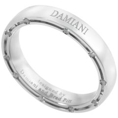 Damiani D.Side Brad Pitt White Gold 20-Diamond Band Ring