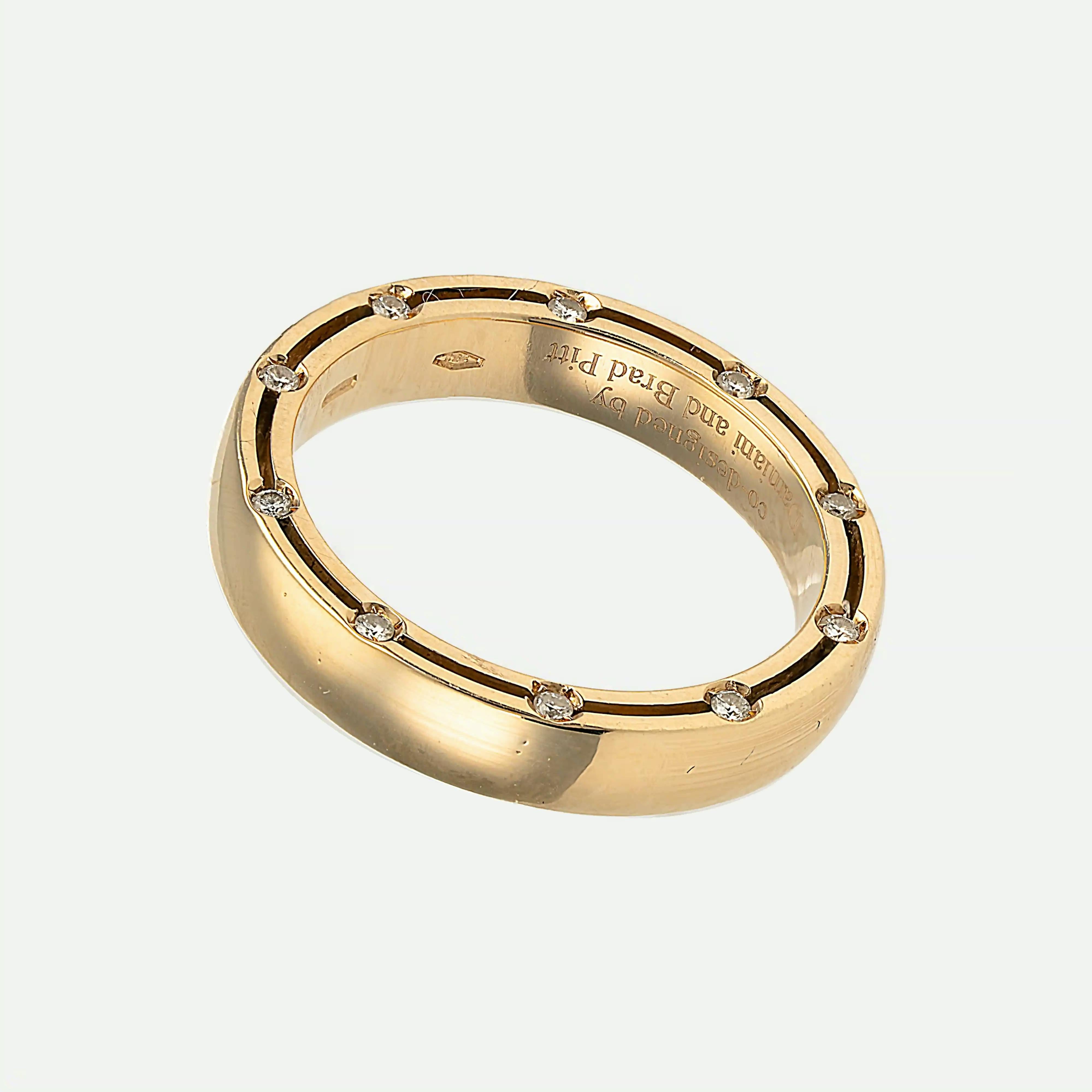 Damiani D.Side Ring, Gold and Diamonds For Sale 2