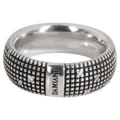 Damiani Metropolitan Diamond Band in 18k Black Gold 0.14 Ctw