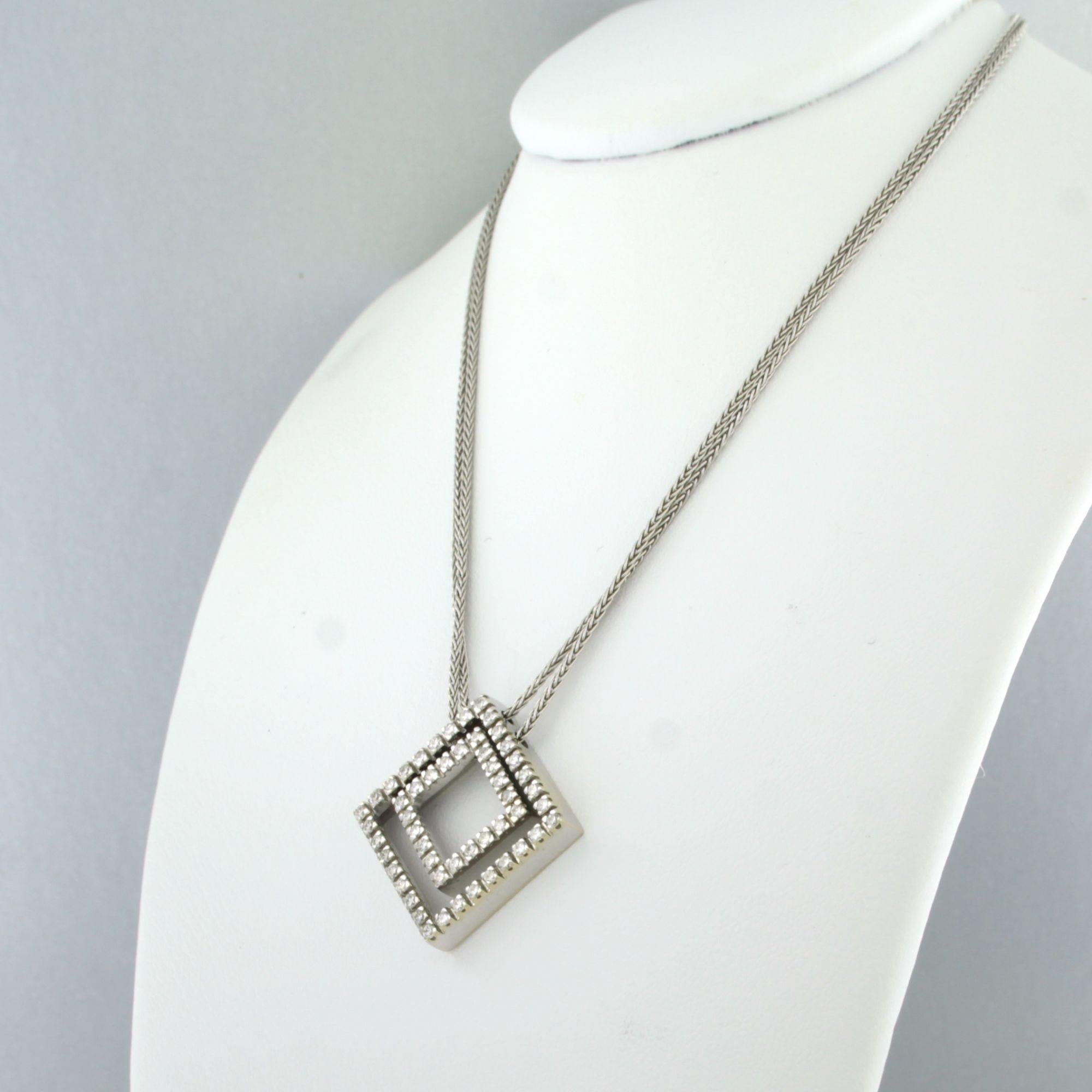 Damiani collier et pendentif avec diamants taille brillant jusqu'à 0,55 ct or 18k Unisexe en vente