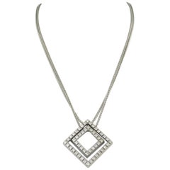 DAMIANI necklace and pendant with brilliant cut diamonds up to 0.55ct 18k gold