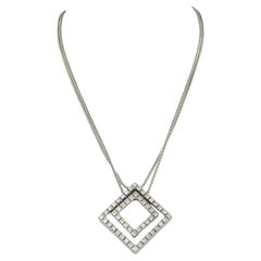 Damiani collier et pendentif avec diamants taille brillant jusqu'à 0,55 ct or 18k Damiani collier et pendentif avec diamants taille brillant jusqu'à 0,55 ct or 18k