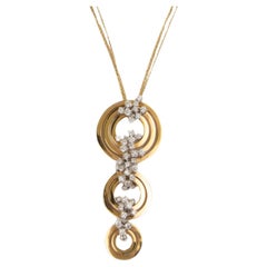 Damiani Sophia Loren 18k Rose Gold 2.32ctw Diamond Necklace
