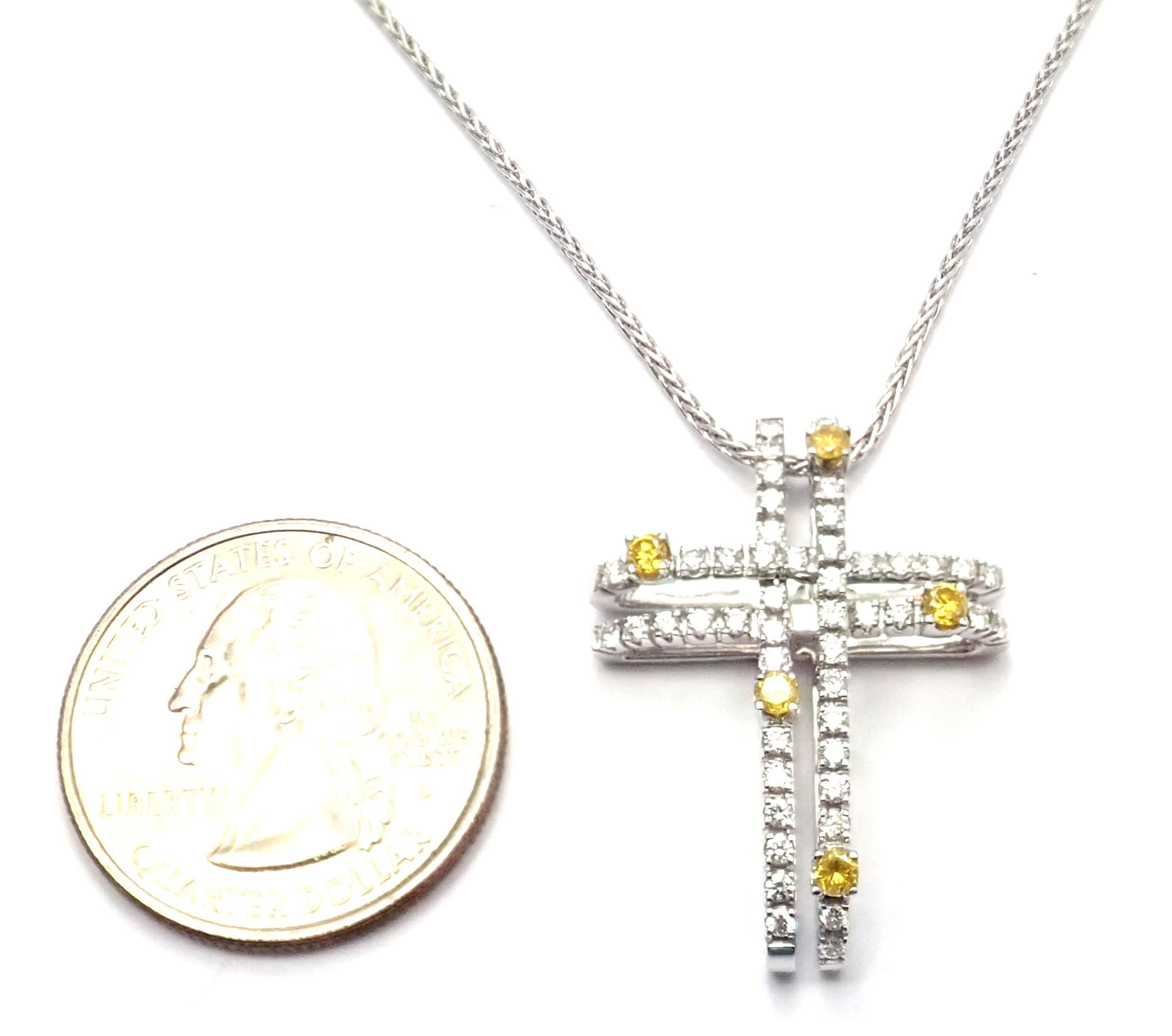 damiani necklace cross