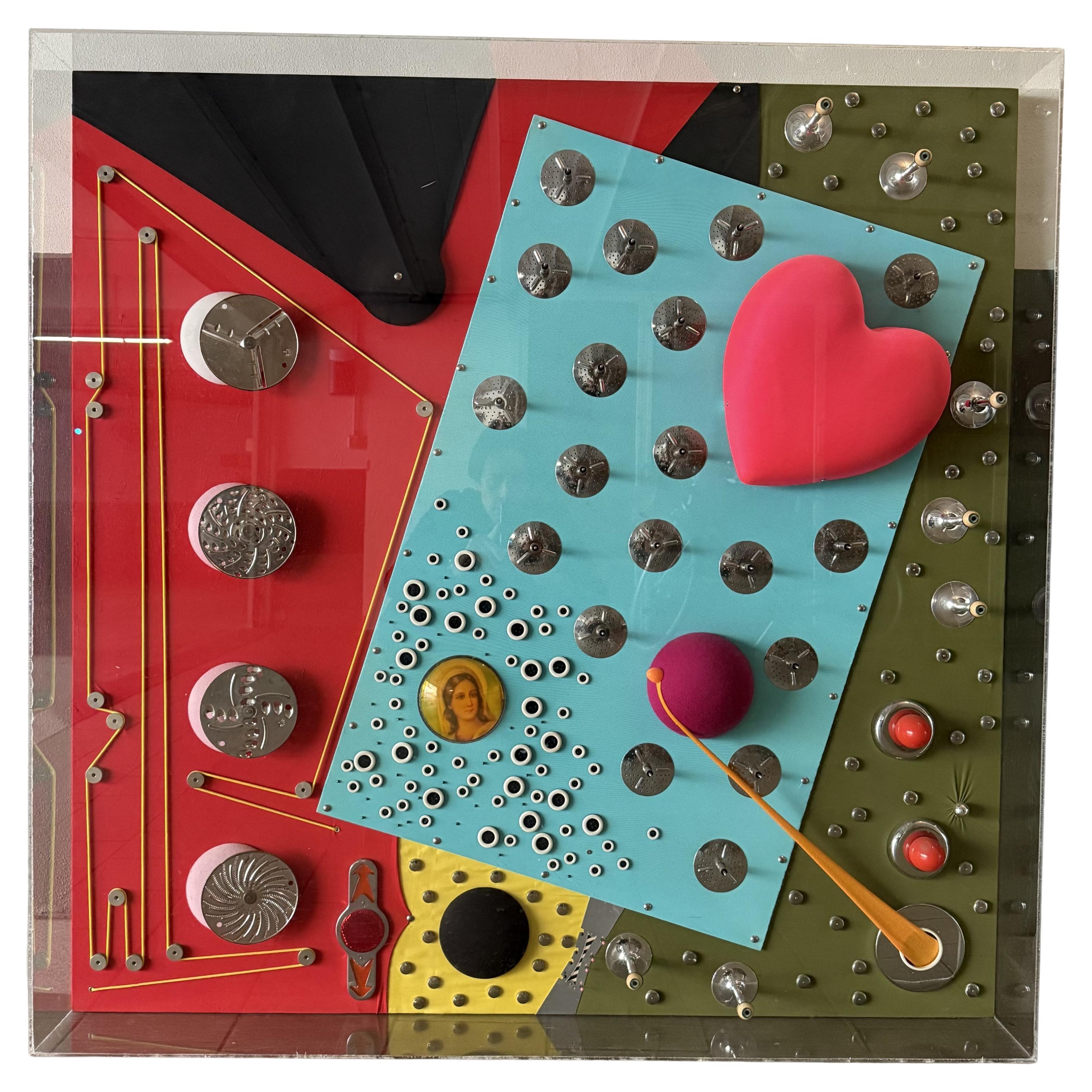 Damiano Spelta Early Work Decoration Sculpture in Plexiglass For Sale