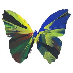 DAMIEN HIRST (n. 1965)  "Mariposa" Firmado y estampado en el reverso