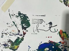 DAMIEN HIRST (b. 1965)  "Disc" Signed and Stamped on the Back