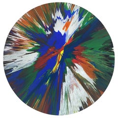 DAMIEN HIRST (geb. 1965)  "Disc" Signiert und gestempelt auf der Rückseite