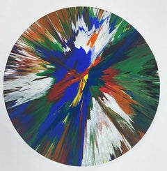 DAMIEN HIRST (geb. 1965)  "Disc" Signiert und gestempelt auf der Rückseite