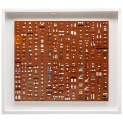 Papel pintado "Farmacia" de Damien Hirst, bronce, sin enmarcar