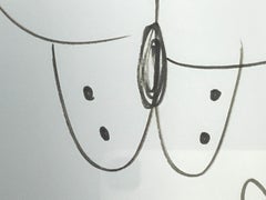 Damien Hirst Butterfly Original Drawing on Paper, ca. 1990’s