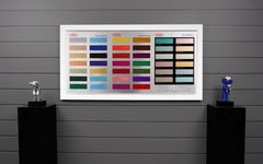 'Colour Chart' with Glitter, 2017