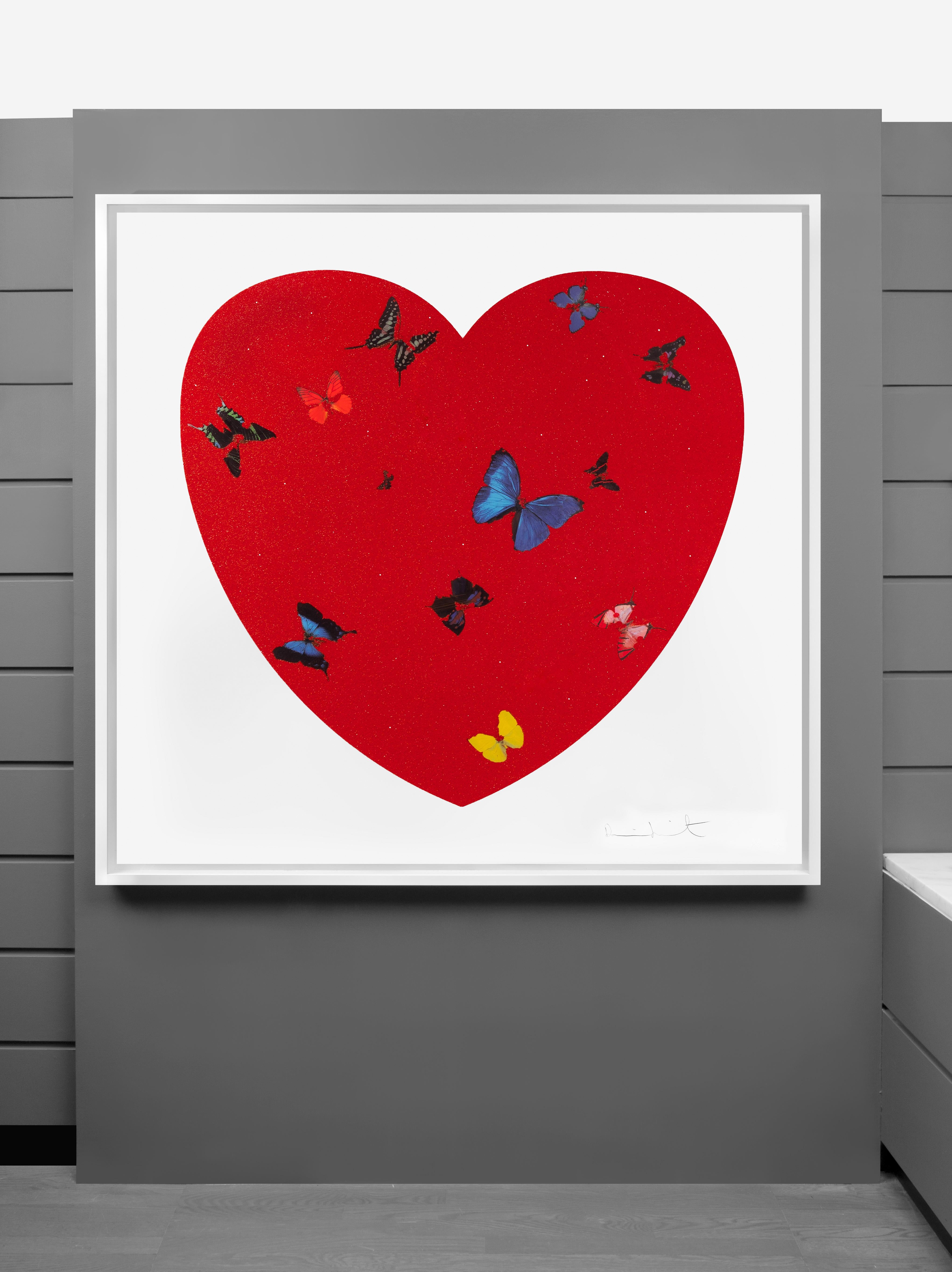 Damien Hirst, 'All You Need Is Love, Love, Love' Heart with Diamond Dust, 2010 3