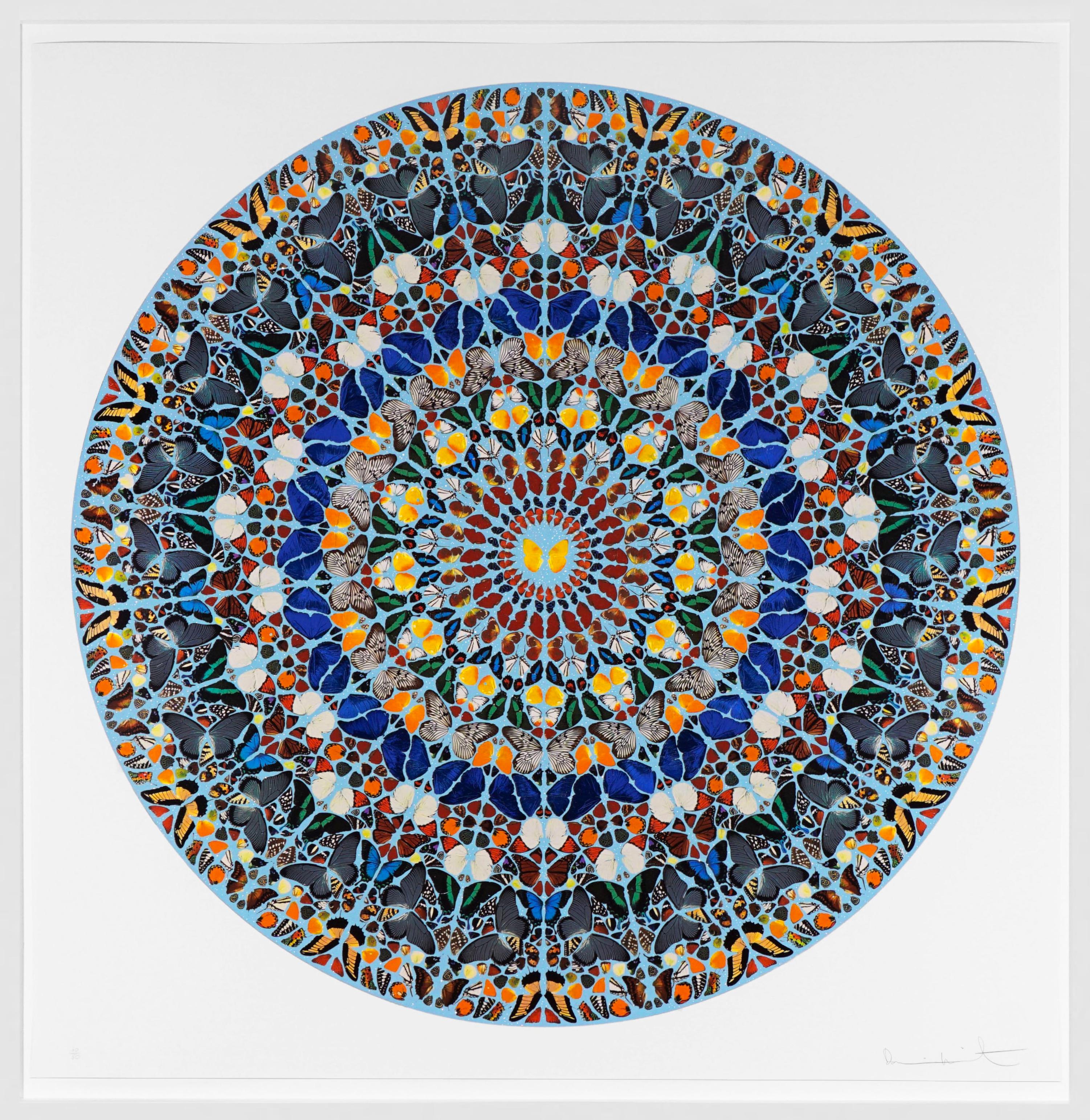 Damien Hirst, 'Mantra' Butterfly Kaleidoscope with Diamond Dust, 2011 1