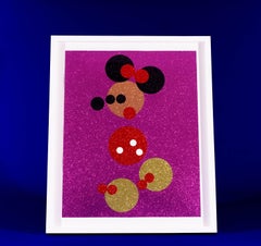 Damien Hirst, Minnie con purpurina, 2016