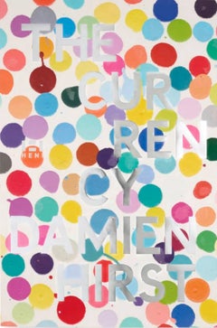 Affiche d'origine de l'exposition The Currency (argent) de Damien Hirst