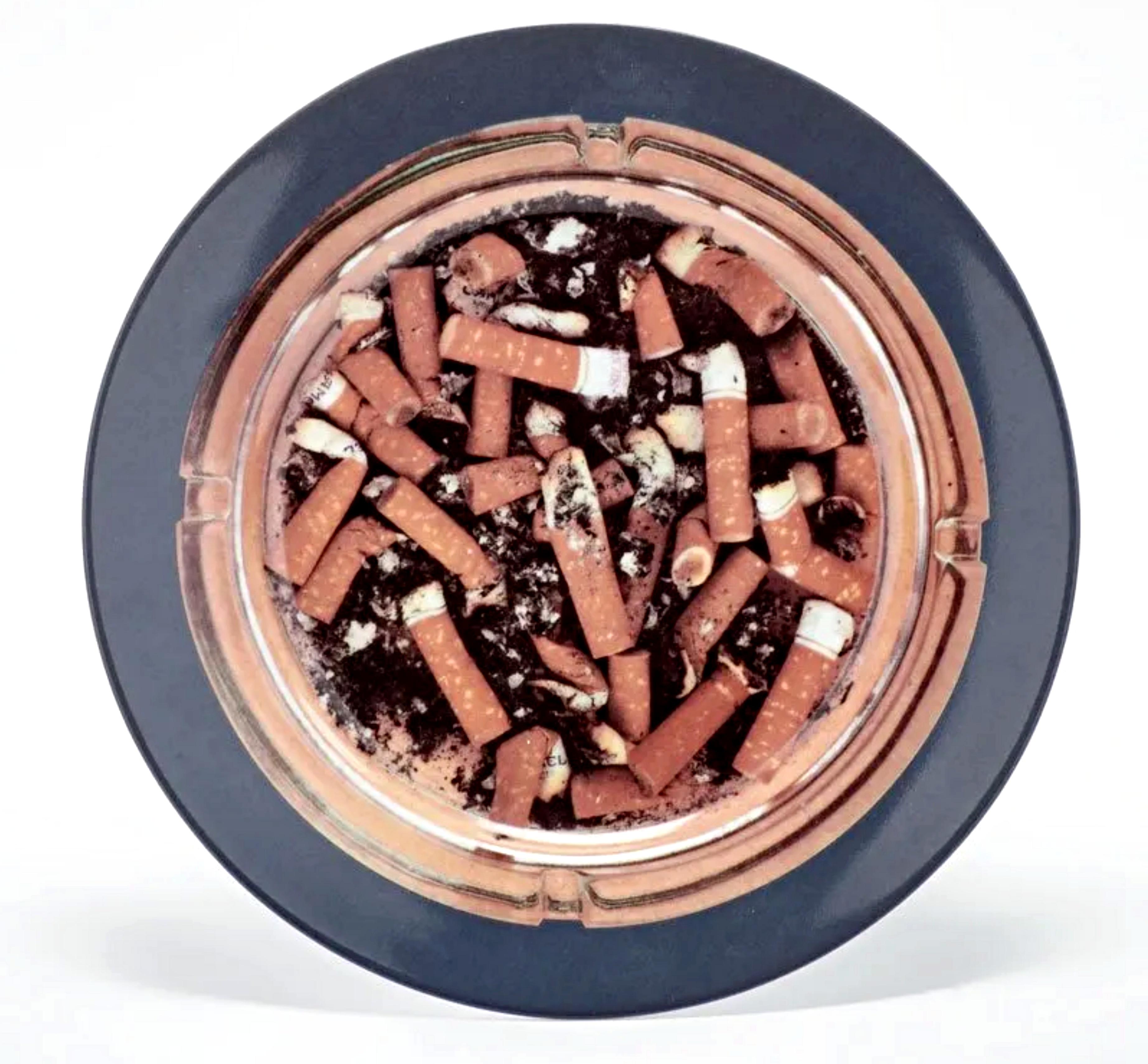 Home Sweet Home, ceramic plate of "cigarettes", limited edition for Gagosian