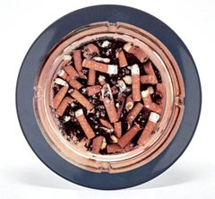 Home Sweet Home, ceramic plate of "cigarettes", limited edition for Gagosian