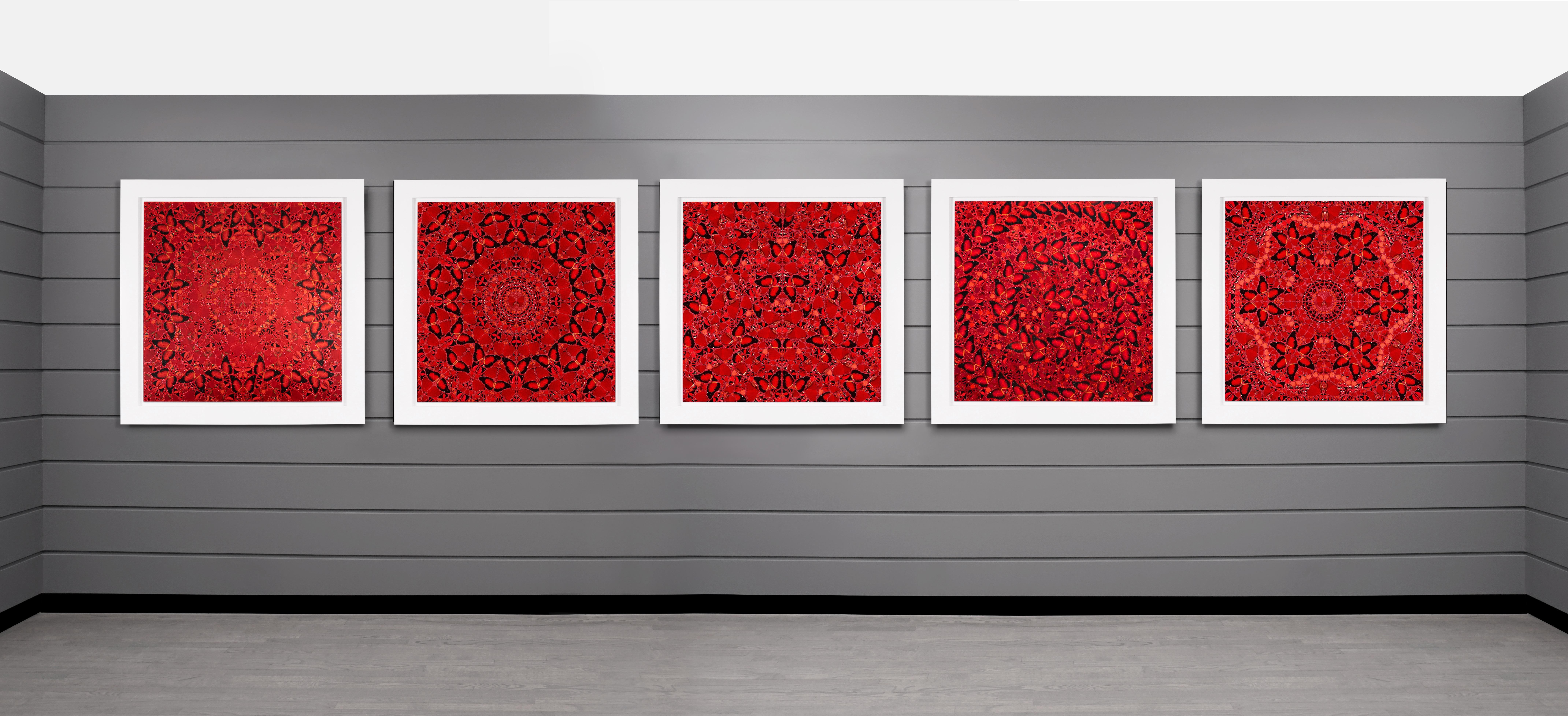 'The Empresses' Full Set with Diamond Dust (Sold unframed) - Mixed Media Art by Damien Hirst