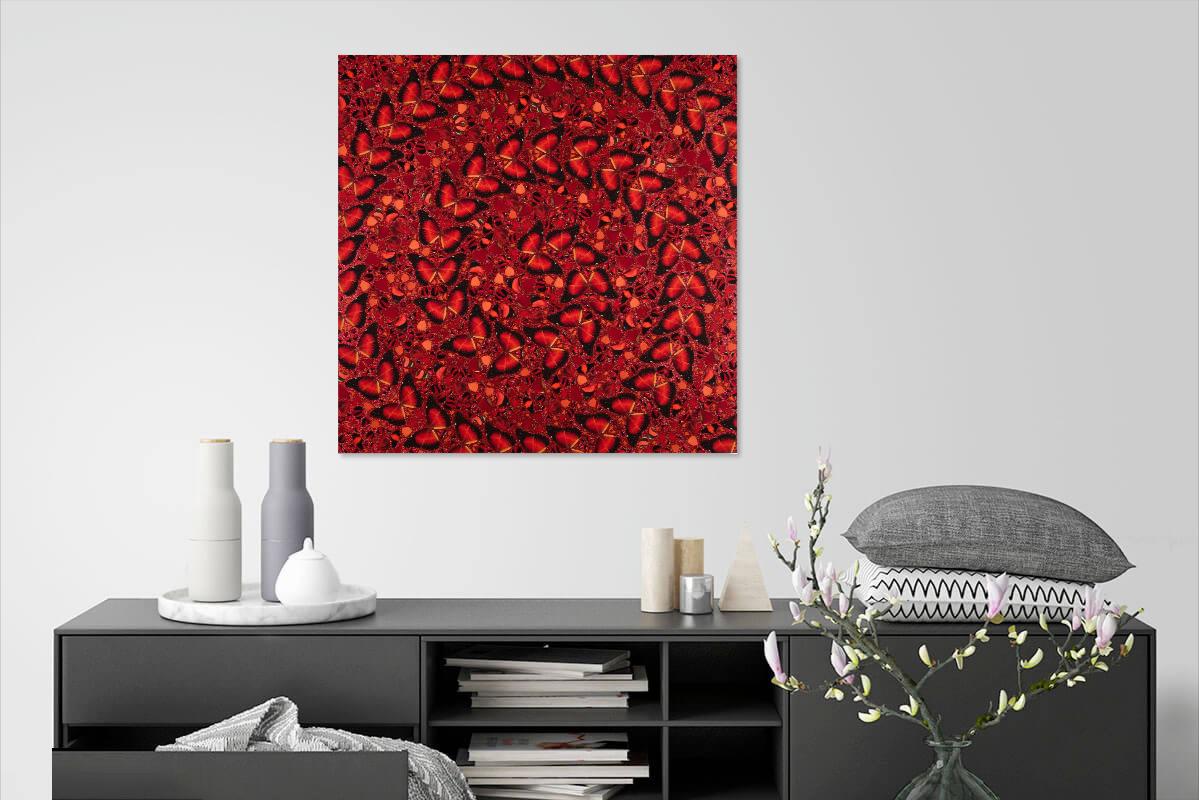 Vibrant Butterfly Print with Glitter by Damien Hirst, 'Taytu Betul' For Sale 2