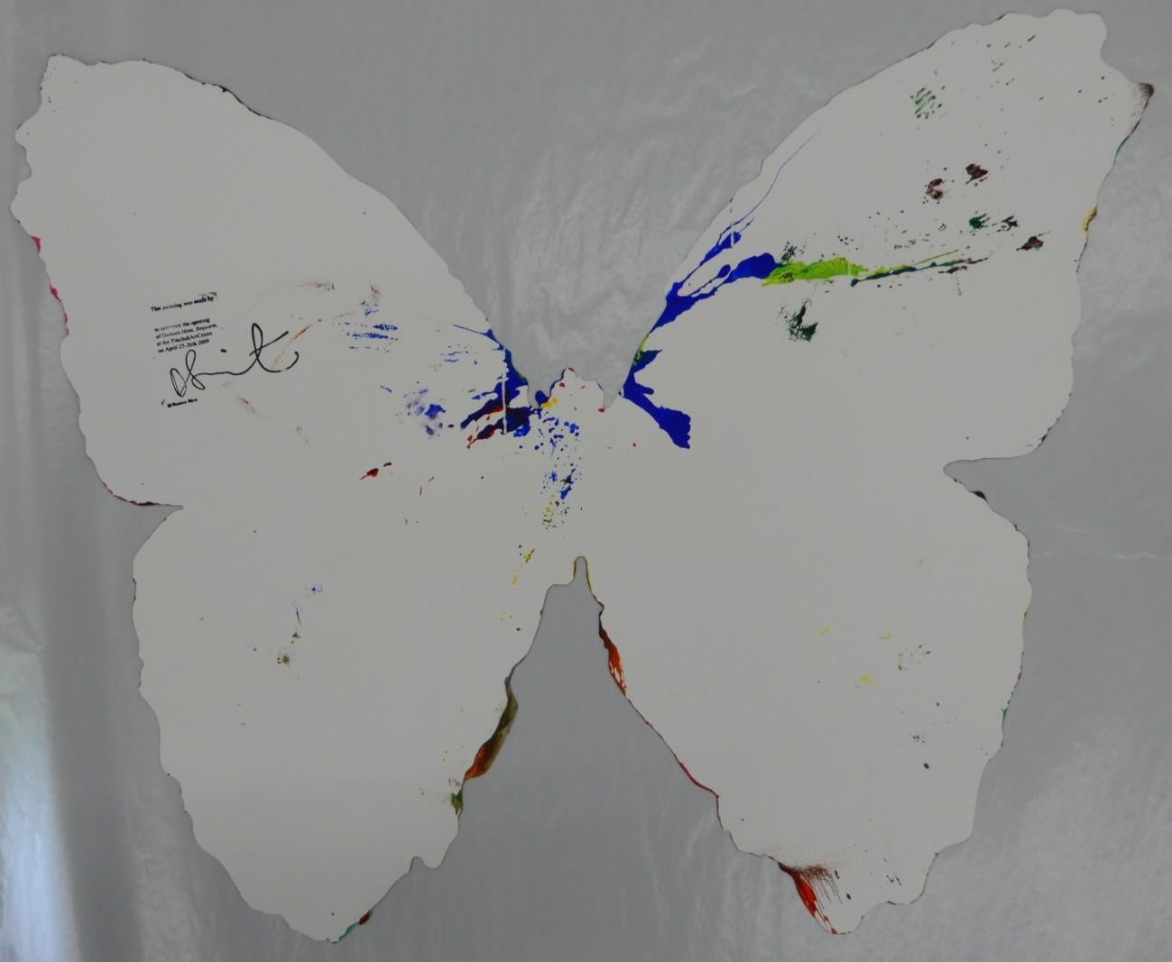 Butterfly Spin Painting, 2009 Acrylic on paper painting by Damien Hirst im Angebot 10